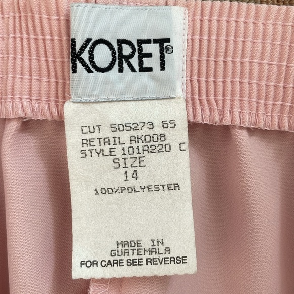 Soft Pink elastic waist pants size 14 - Picture 4 of 5